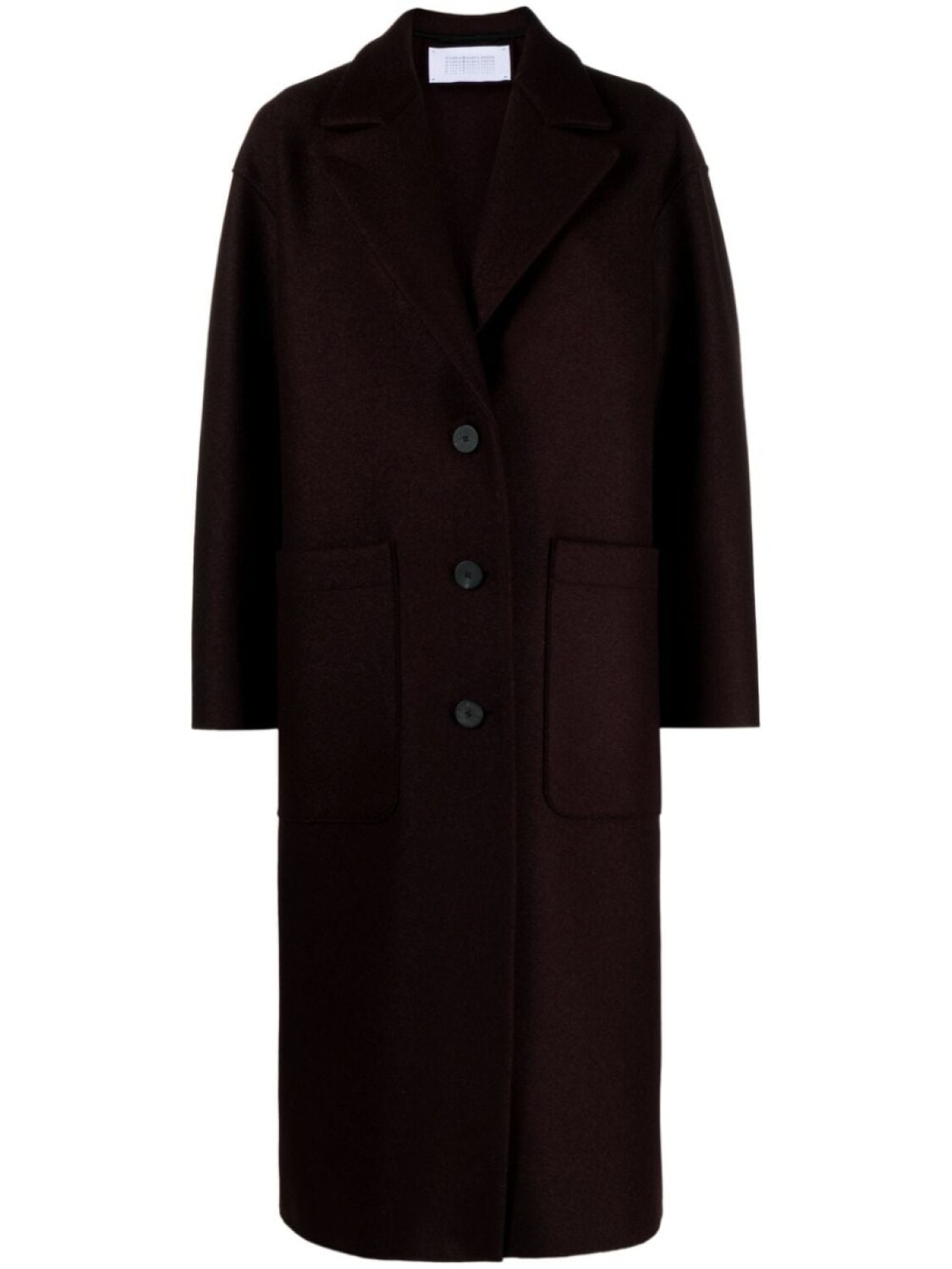 

Harris Wharf London пальто Greatcoat из вирджинской шерсти, красный