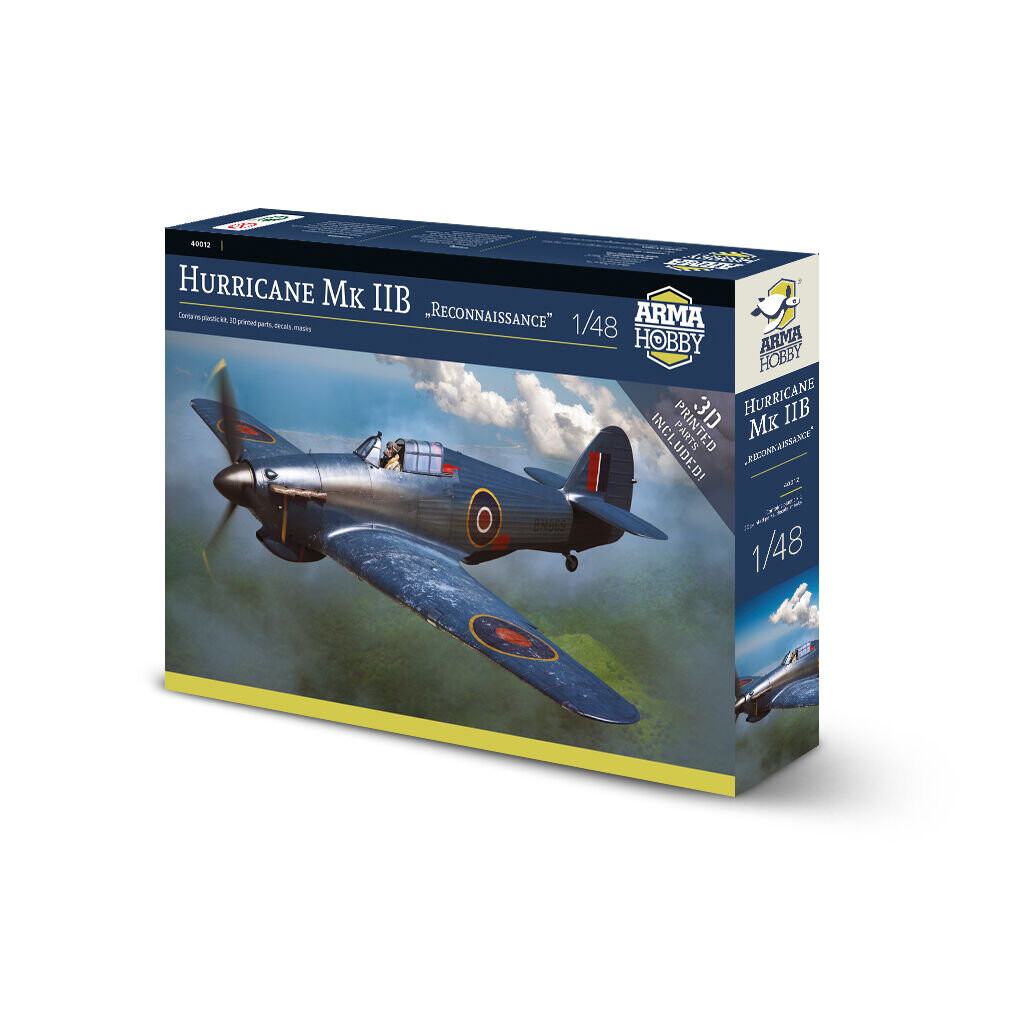 

40012 Hurricane Mk IIb Reconnaissance (масштаб 1/48) Arma Hobby