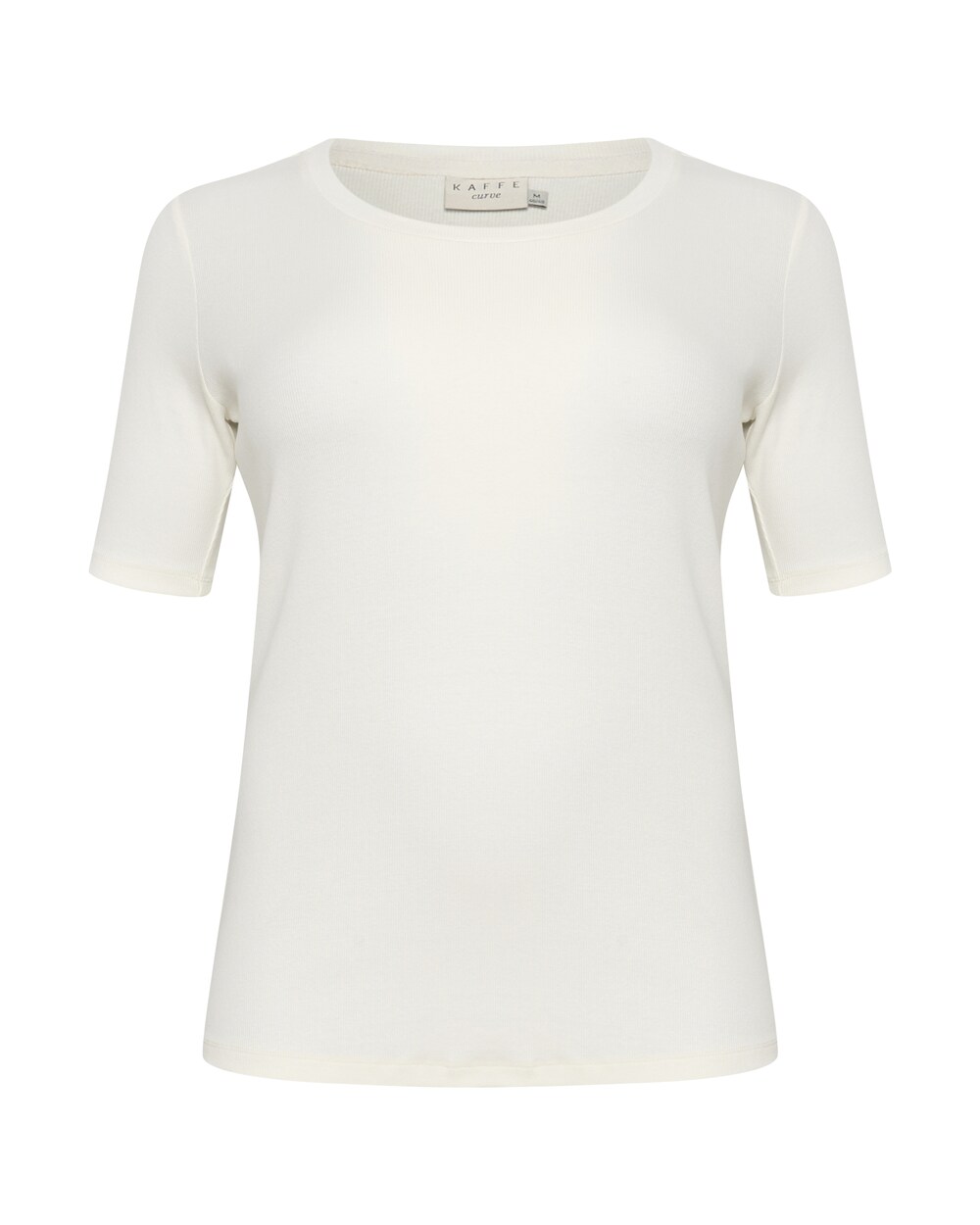 цена Рубашка KAFFE CURVE Carina, натуральный белый