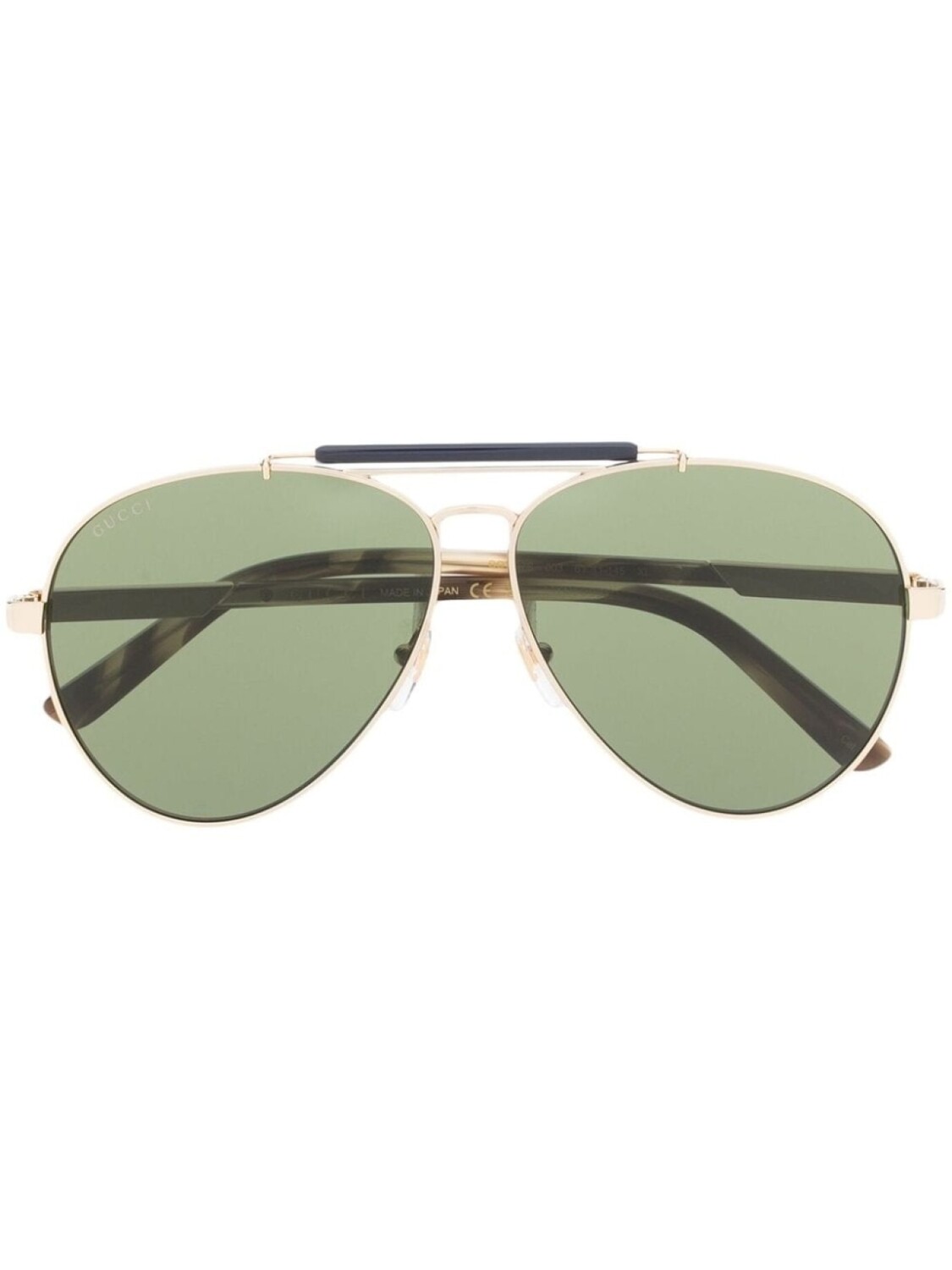 

Gucci Eyewear солнцезащитные очки-пилоты, золотистый