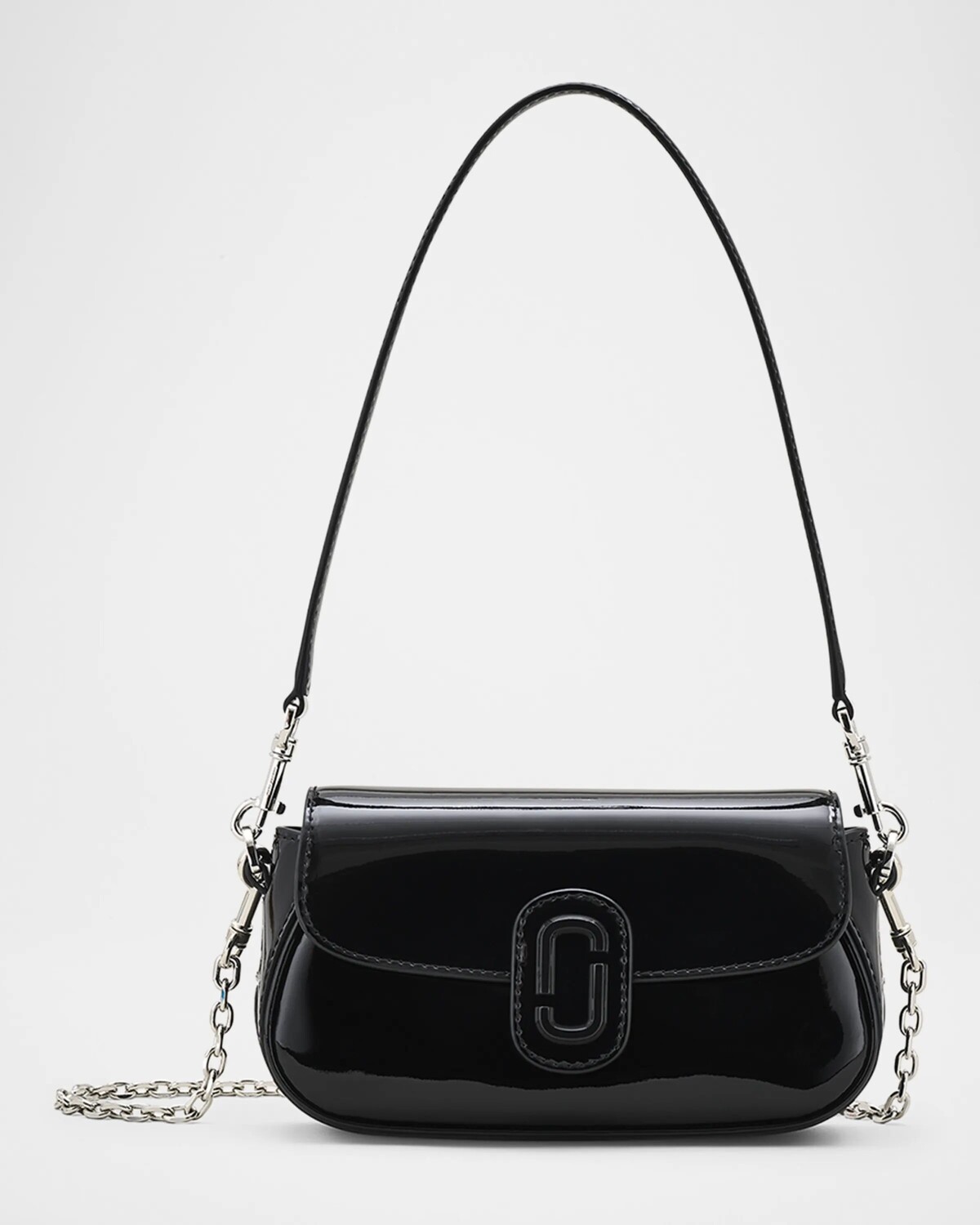 

Сумка через плечо Clover из лакированной кожи Marc Jacobs, черный