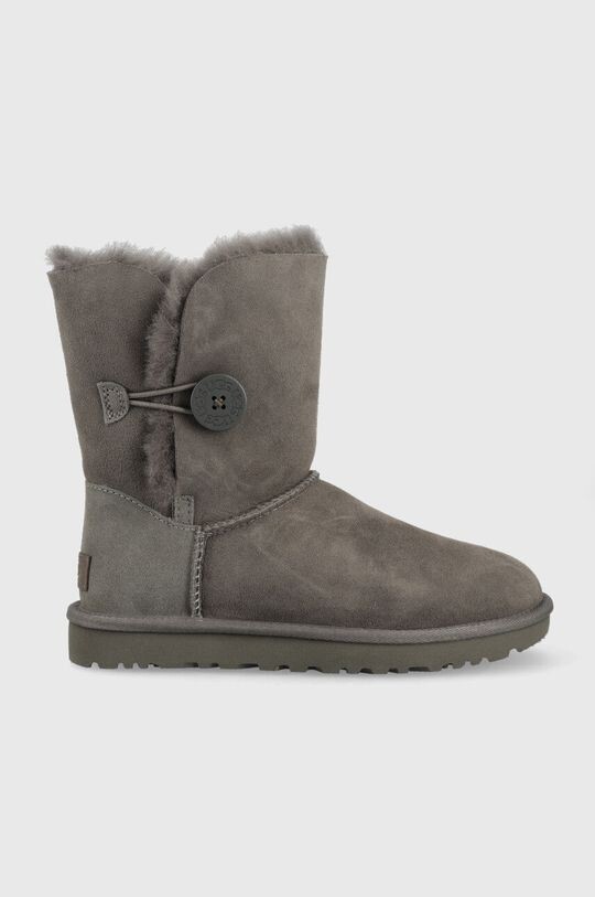 

Замшевые зимние ботинки UGG Bailey Button Ugg, серый