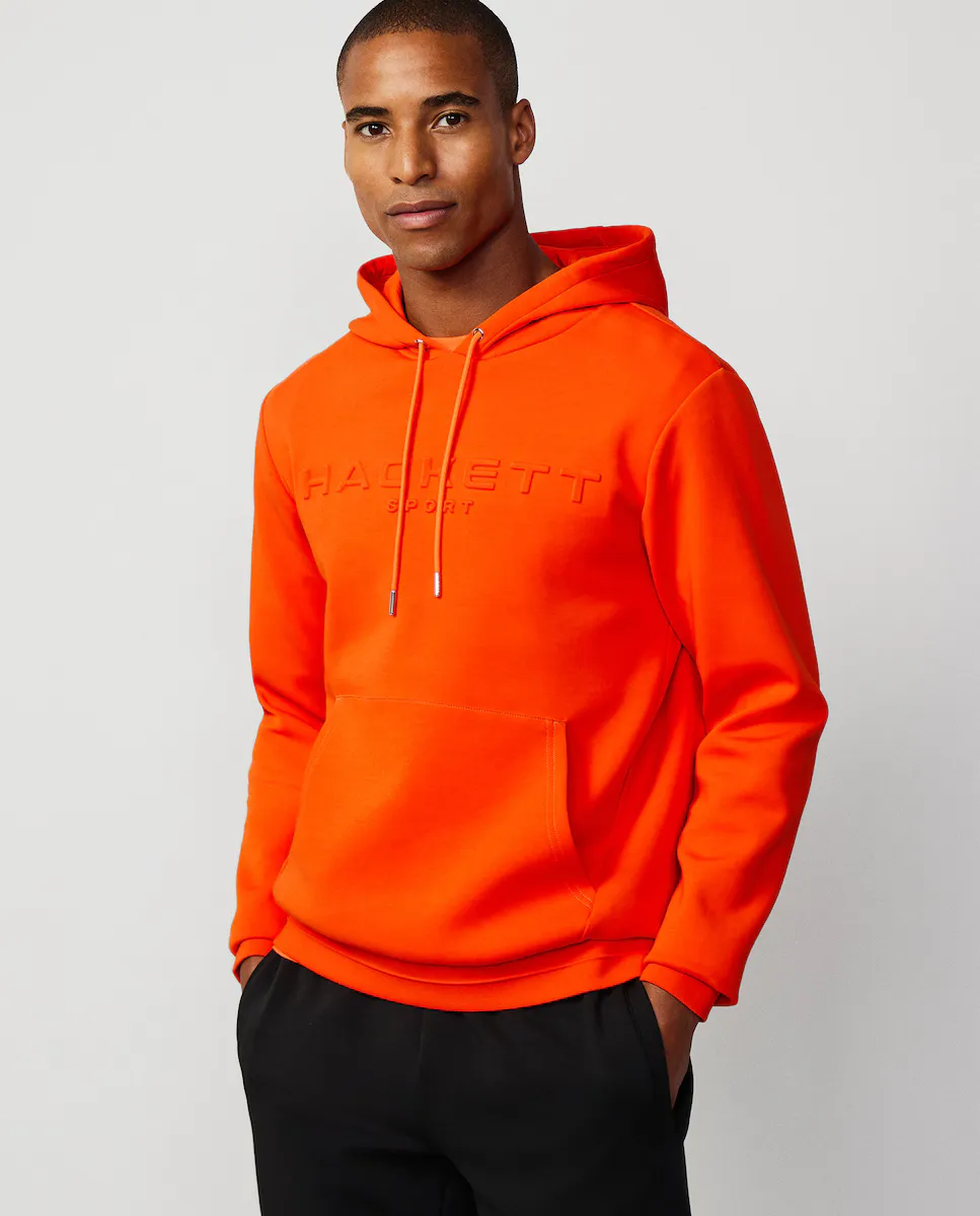 

Мужская толстовка Hackett Sport с регулируемым капюшоном, оранжевый