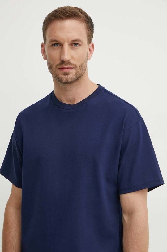 

Хлопковая футболка United Colors of Benetton, темно-синий