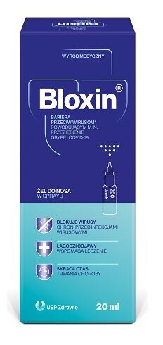 

Bloxin Żel Do Nosaпротивовирусный назальный спрей, 20 ml