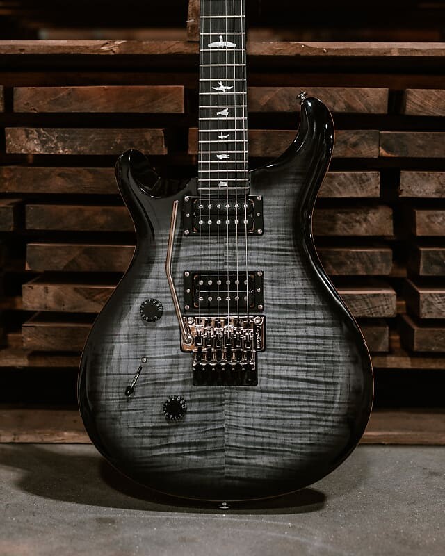 Электрогитара PRS SE Floyd Custom 24 Left-Handed 2023 - Charcoal Burst