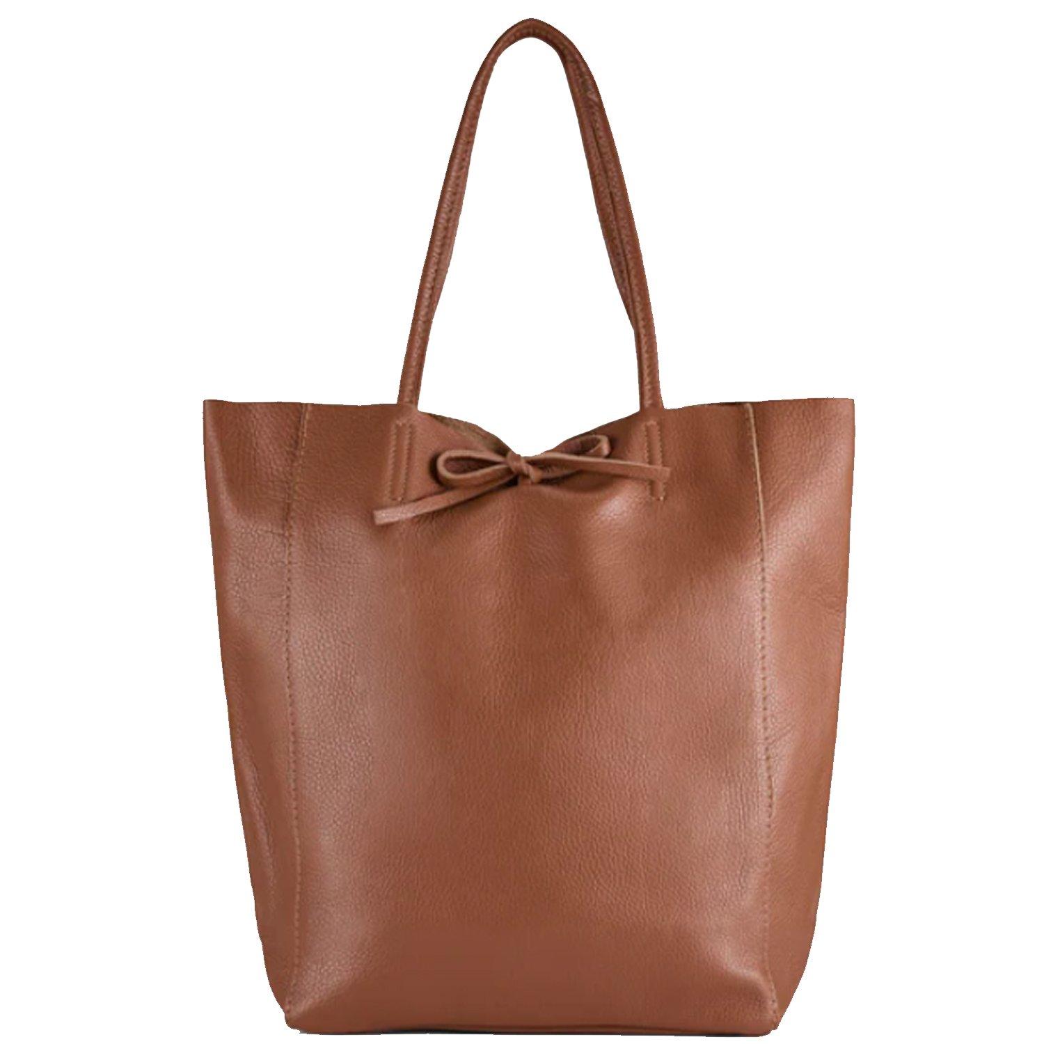 цена Большая сумка-шоппер из шагреневой кожи цвета Camel Sostter, коричневый