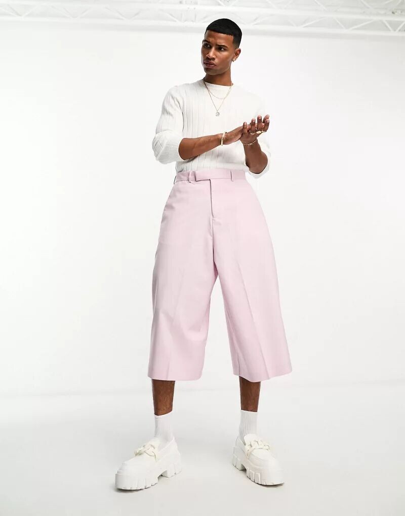 

Фиолетовые брюки-кюлоты ASOS