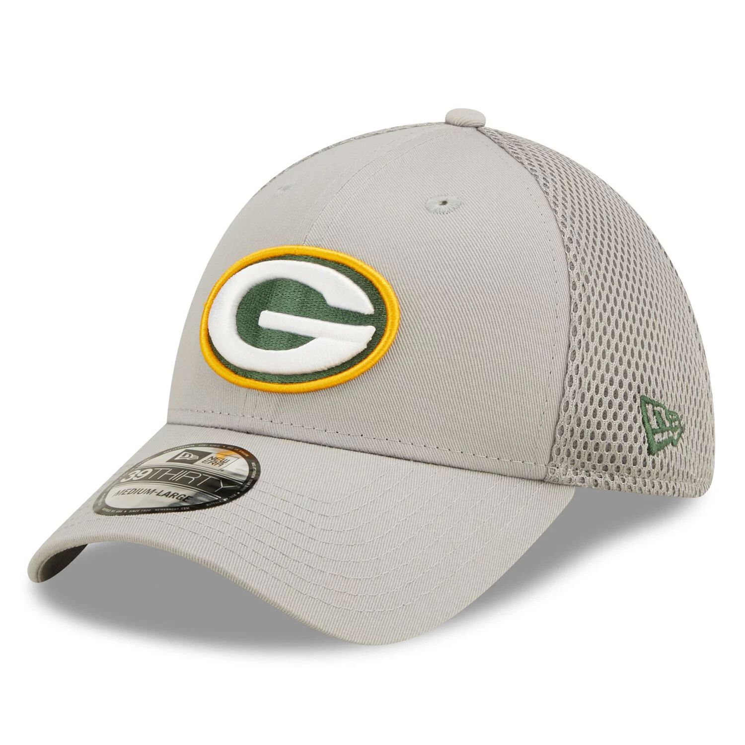 

Мужская кепка New Era Grey Green Bay Packers Team Neo 39THIRTY Flex Hat