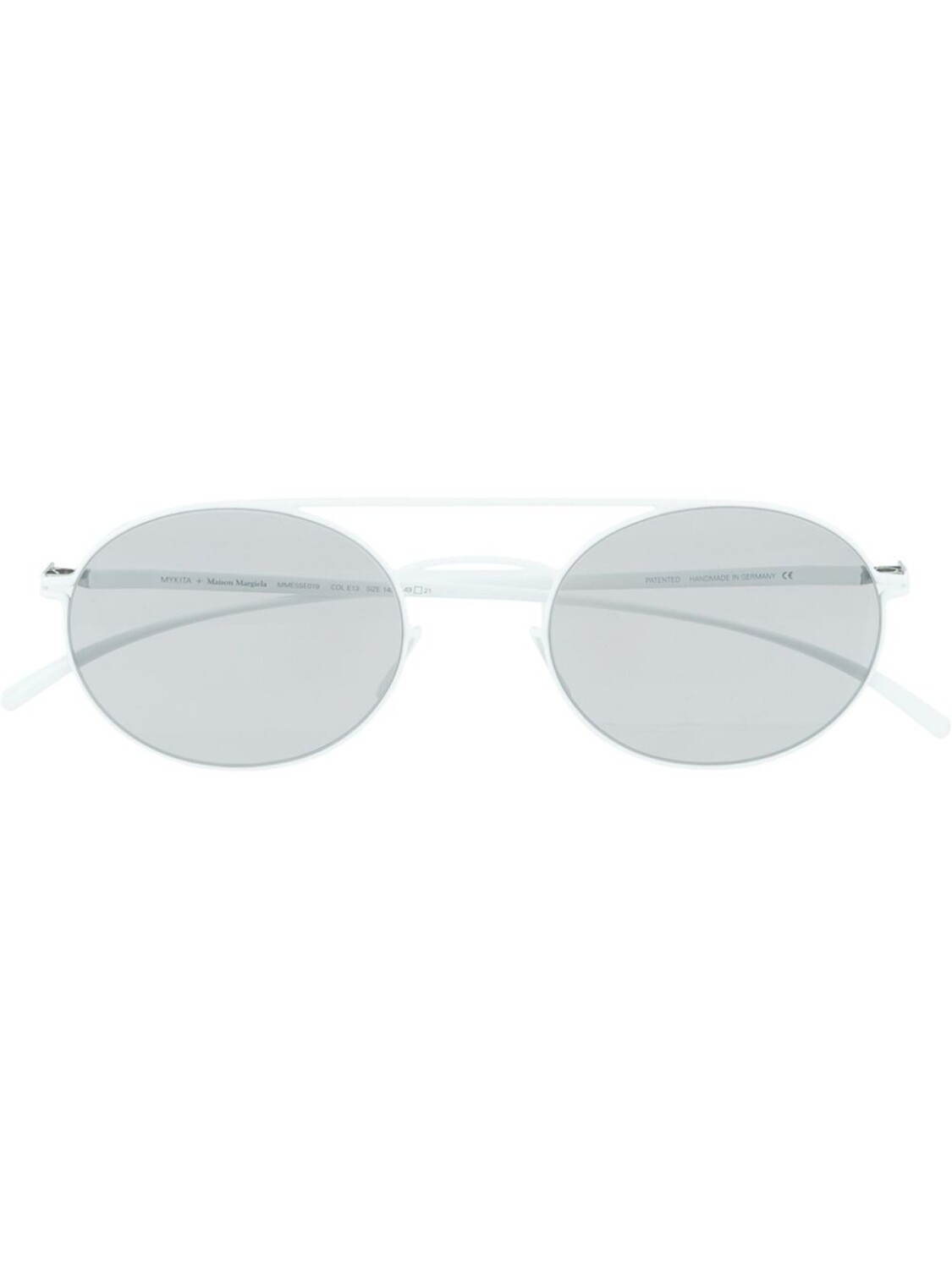 

Mykita солнцезащитные очки-пилоты из коллаборации с Maison Margiela, белый