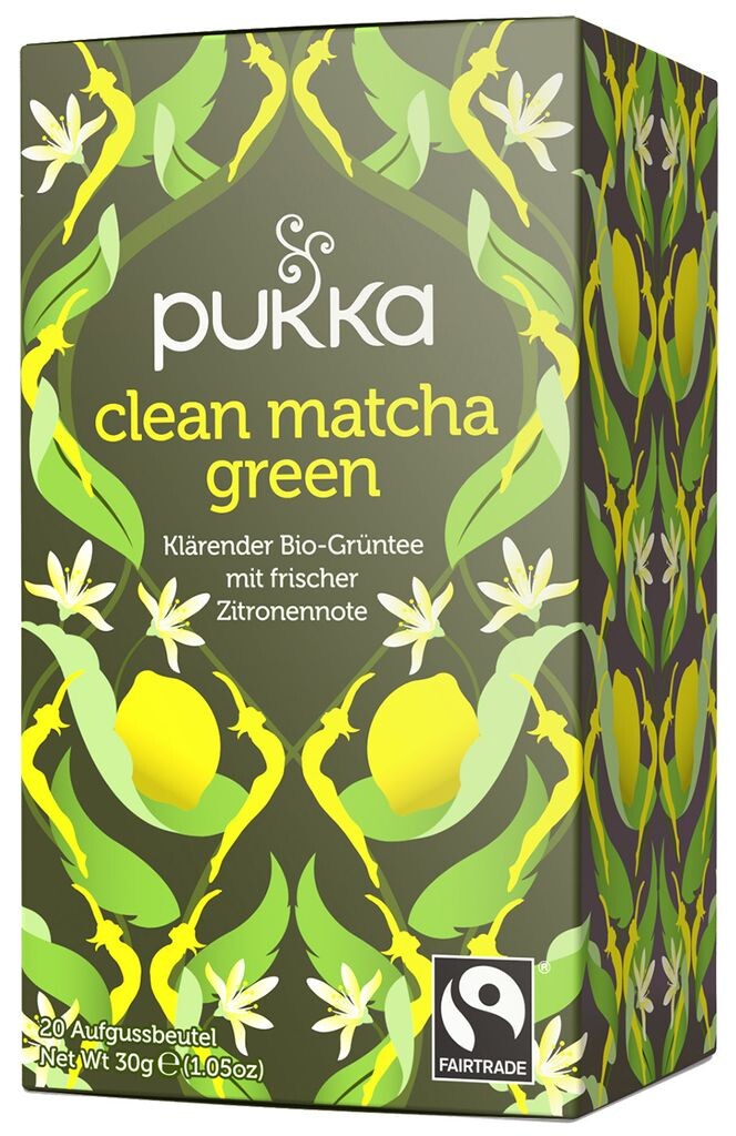 

Pukka Herbs Organic Clean Смесь зеленого чая Матча, 30 г