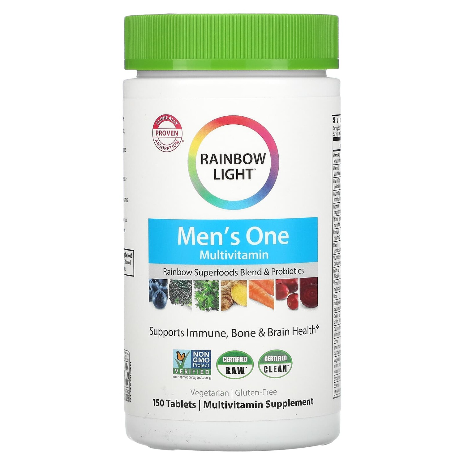 

Men's One, мультивитамины для мужчин, 150 таблеток, Rainbow Light