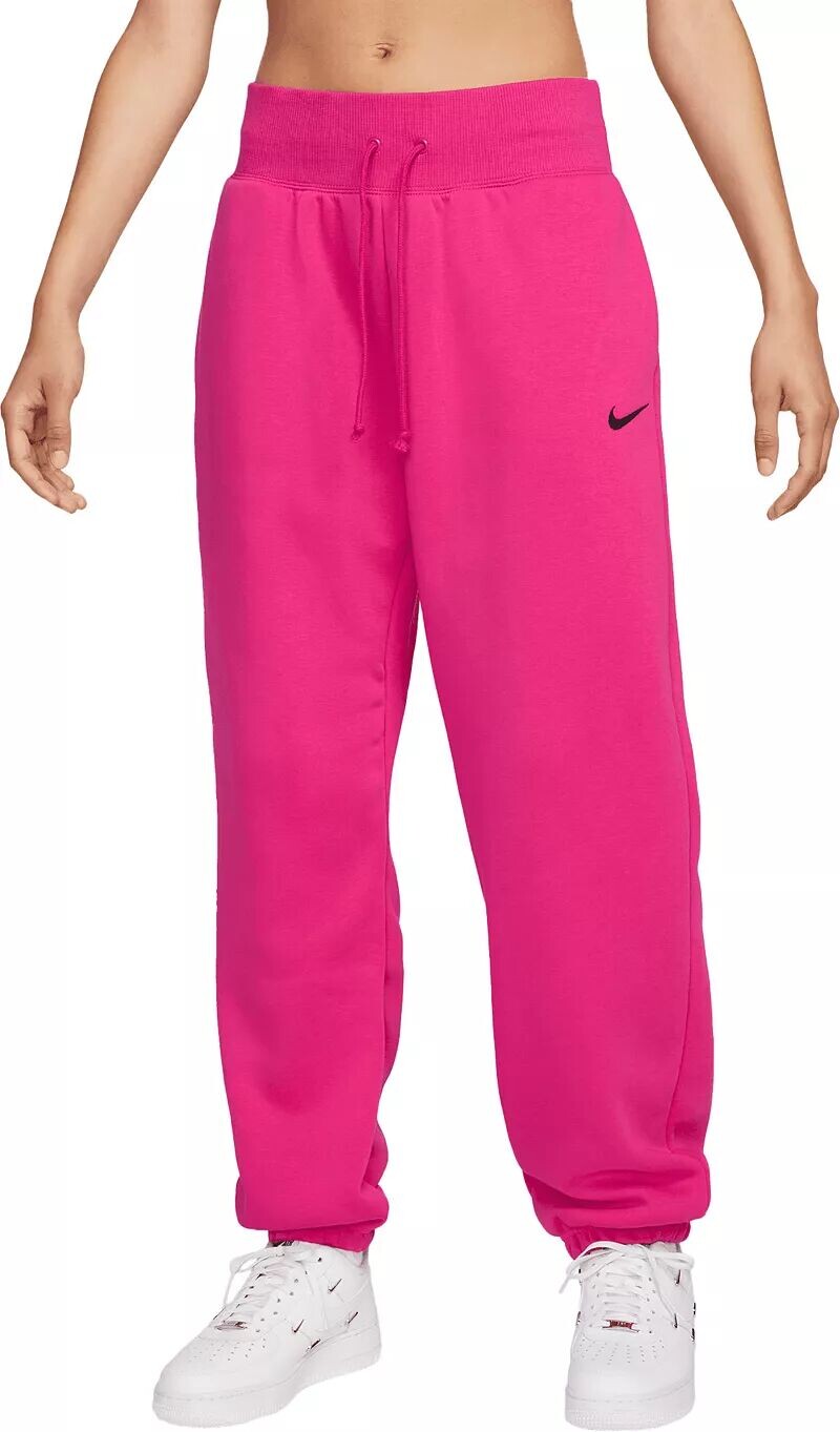 

Женские большие спортивные штаны из флиса Phoenix с высокой талией Nike Sportswear
