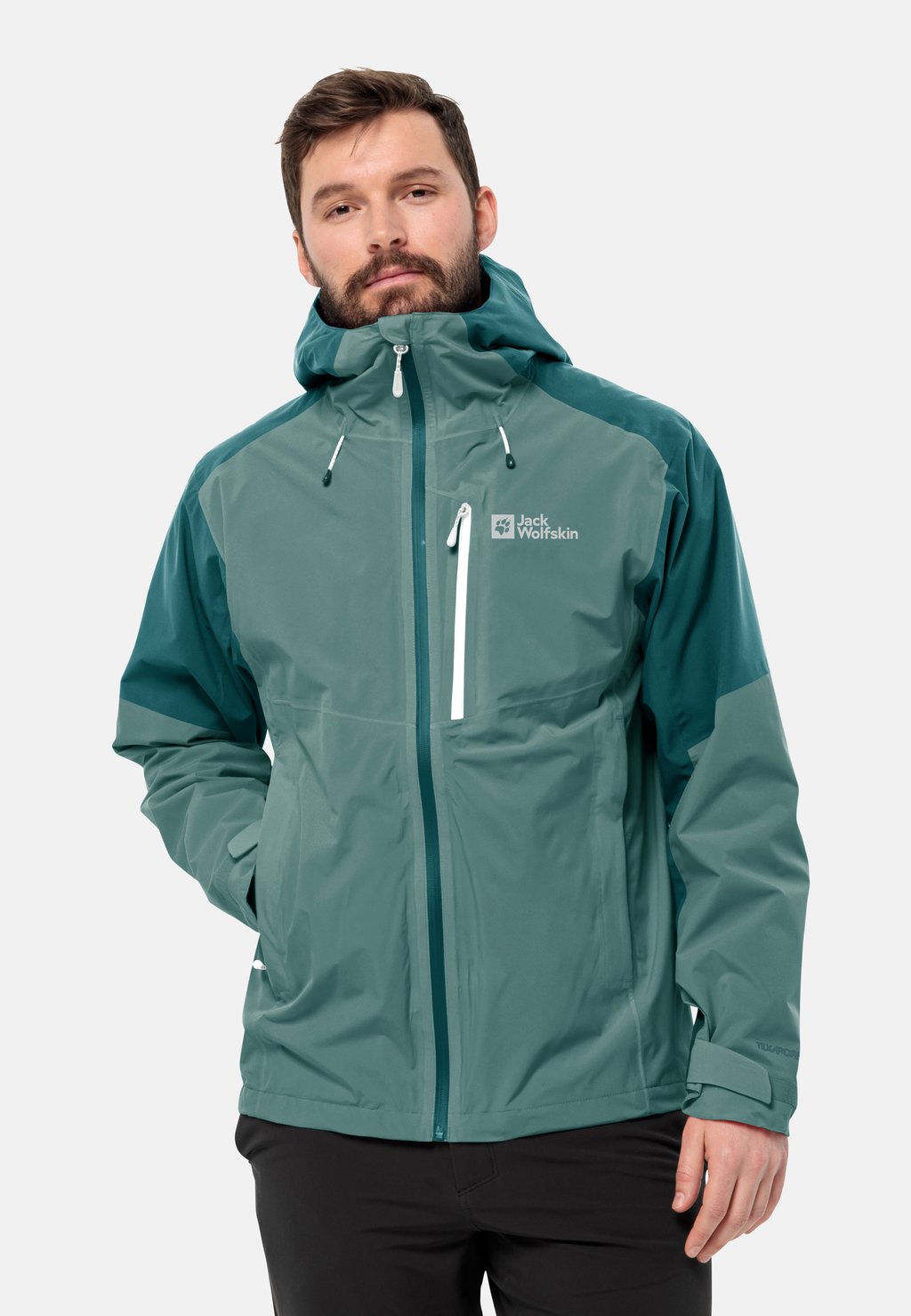 

Дождевик/водоотталкивающая куртка EAGLE PEAK Jack Wolfskin, цвет jade green