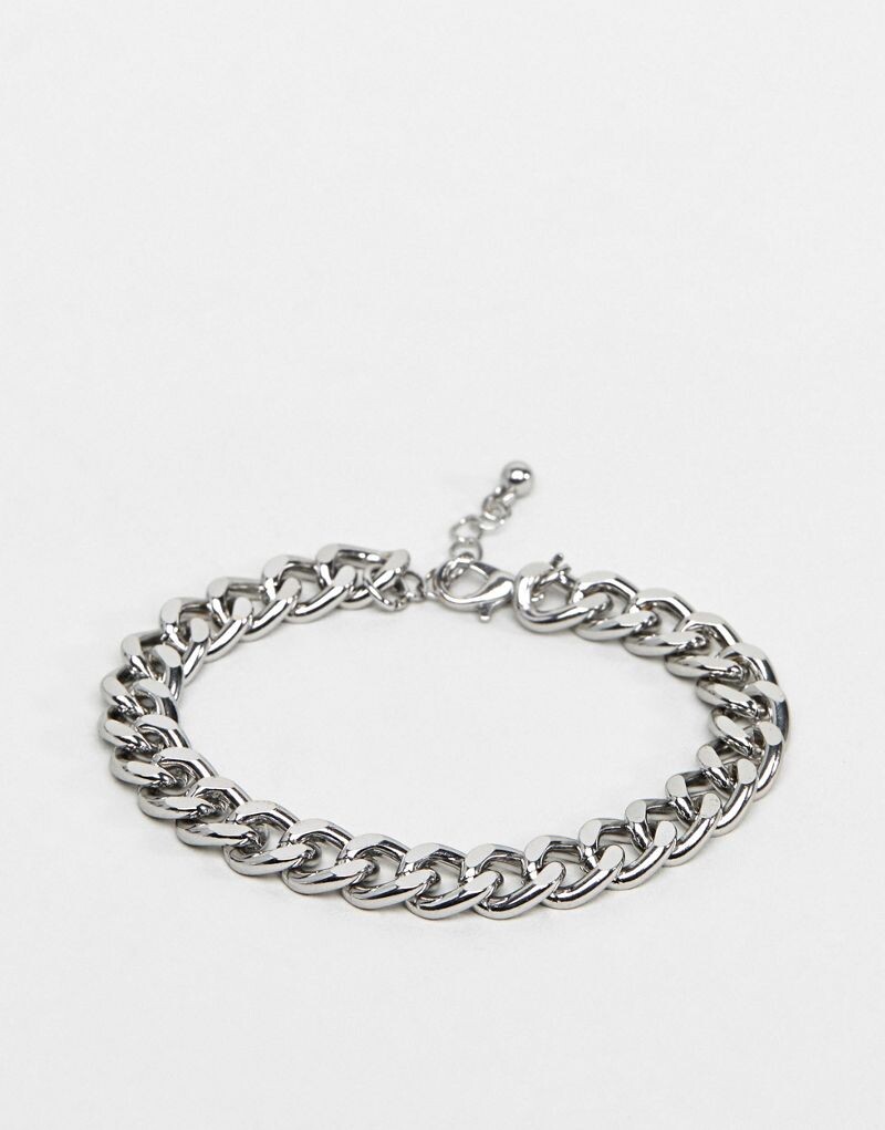 

ASOS DESIGN – серебряный браслет-цепочка средней тяжести