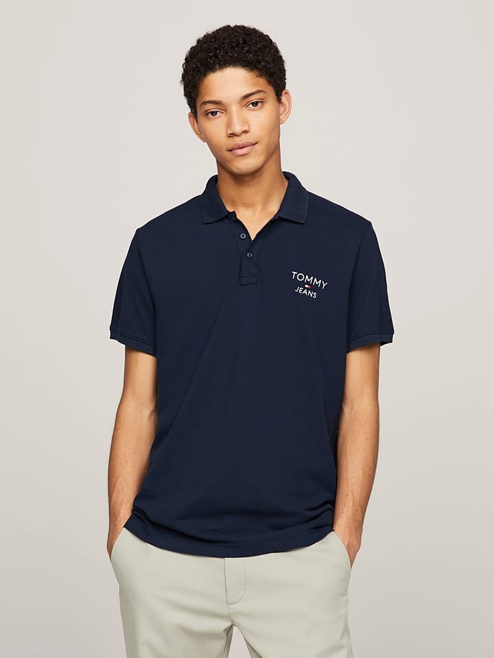

Поло Tommy Hilfiger, темно-синий
