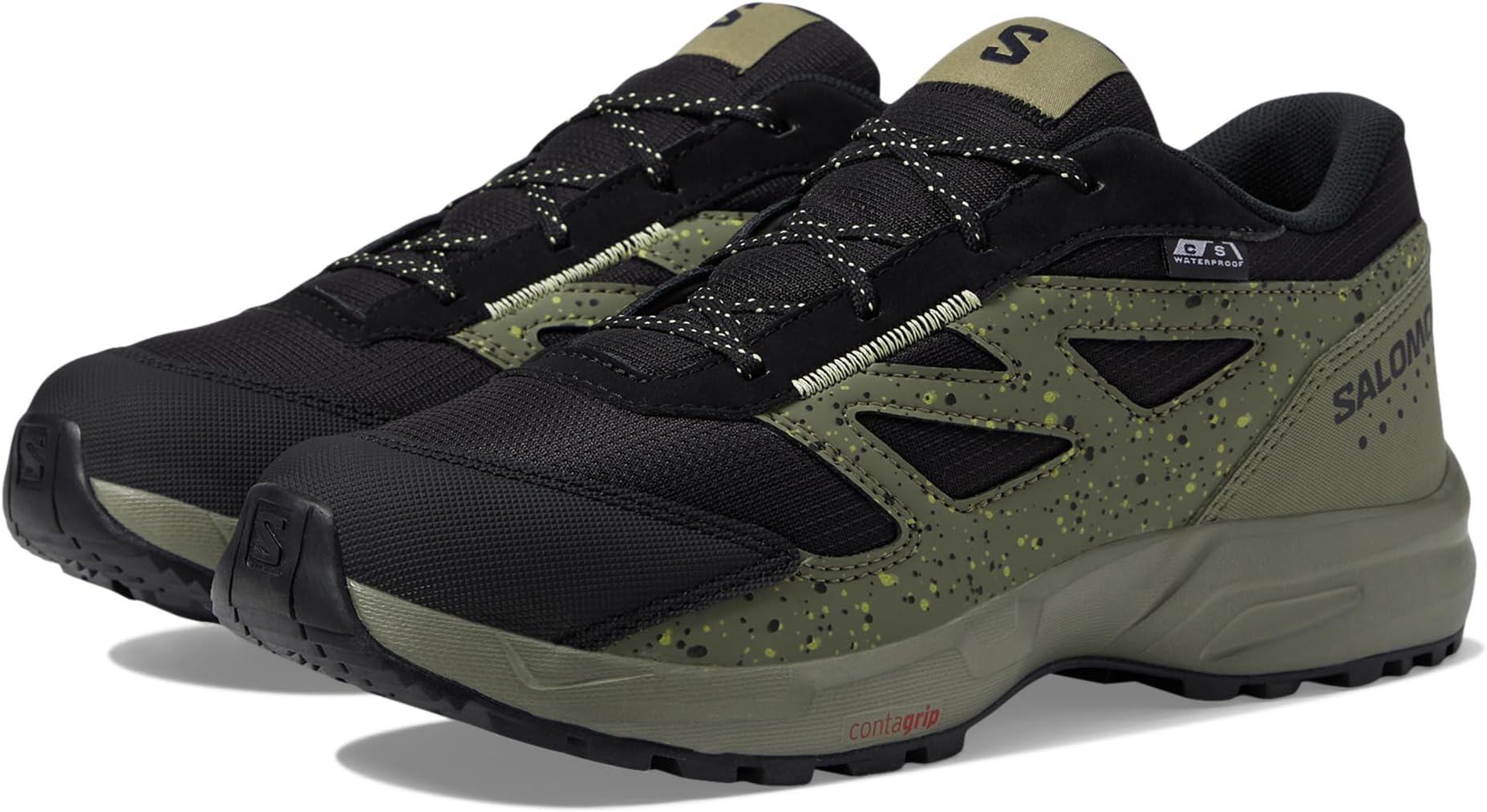 

Походная обувь Outway CS WP Salomon, цвет Deep Lichen Green/Black/Charlock