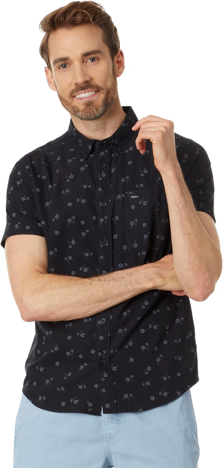 

Рубашка That'll Do Print Short Sleeve Woven RVCA, цвет Black Floral