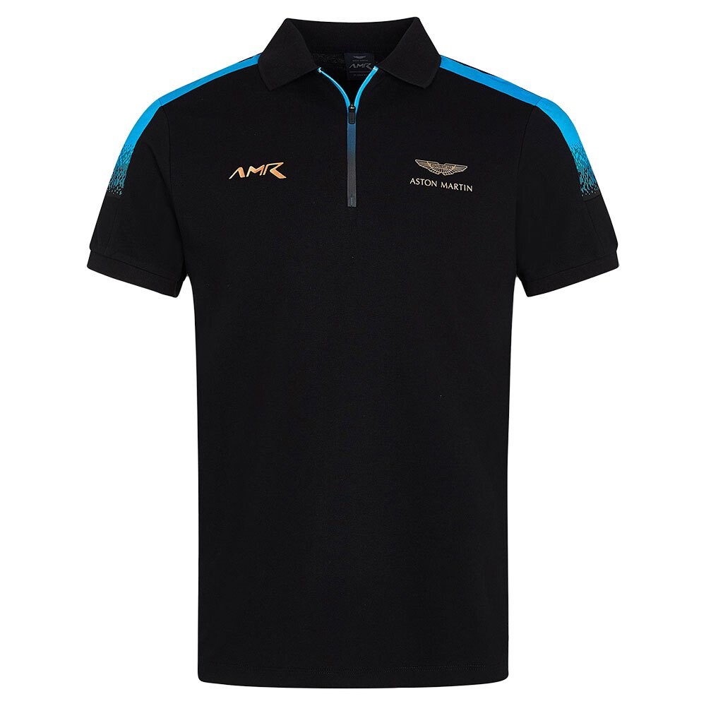 

Поло Hackett Amr Fade Zip, черный