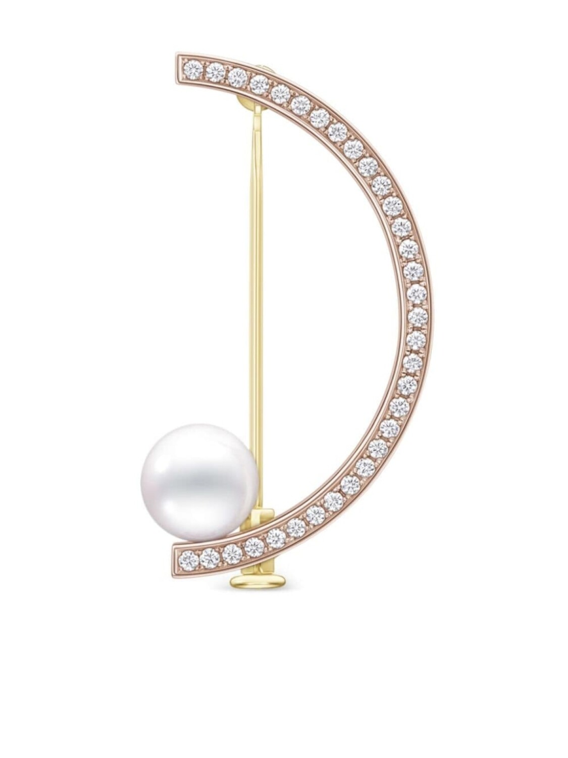 

Брошь Collection Line Kinetic из желтого и розового золота с бриллиантами и жемчугом TASAKI, золотой