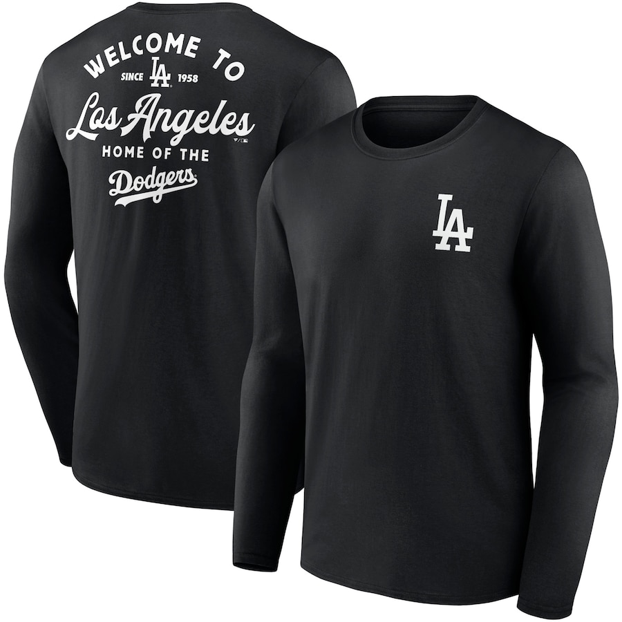 

Футболка с длинным рукавом Fanatics Branded Los Angeles Dodgers, черный