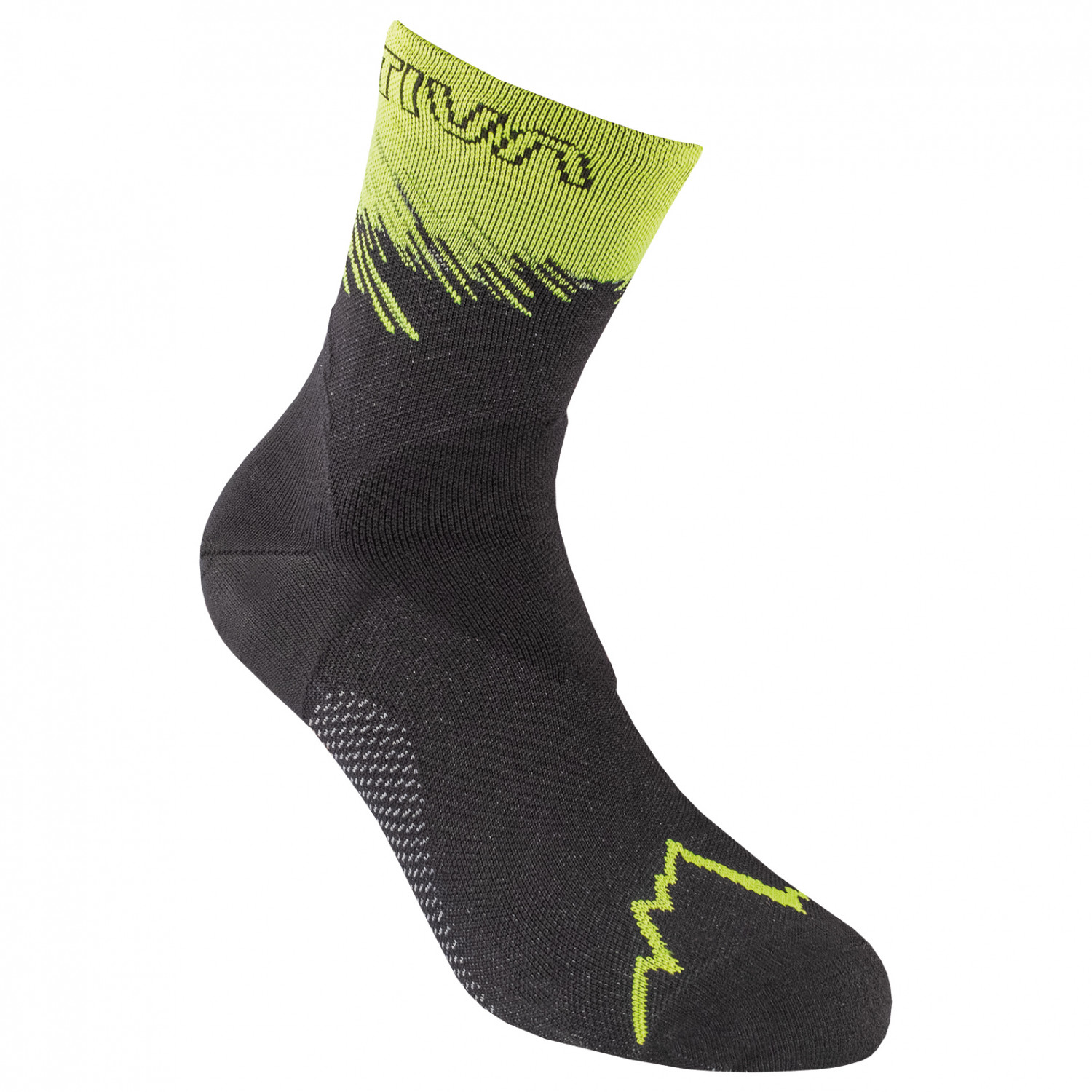 Носки для бега La Sportiva Ultra Running Socks, цвет Black/Lime Punch