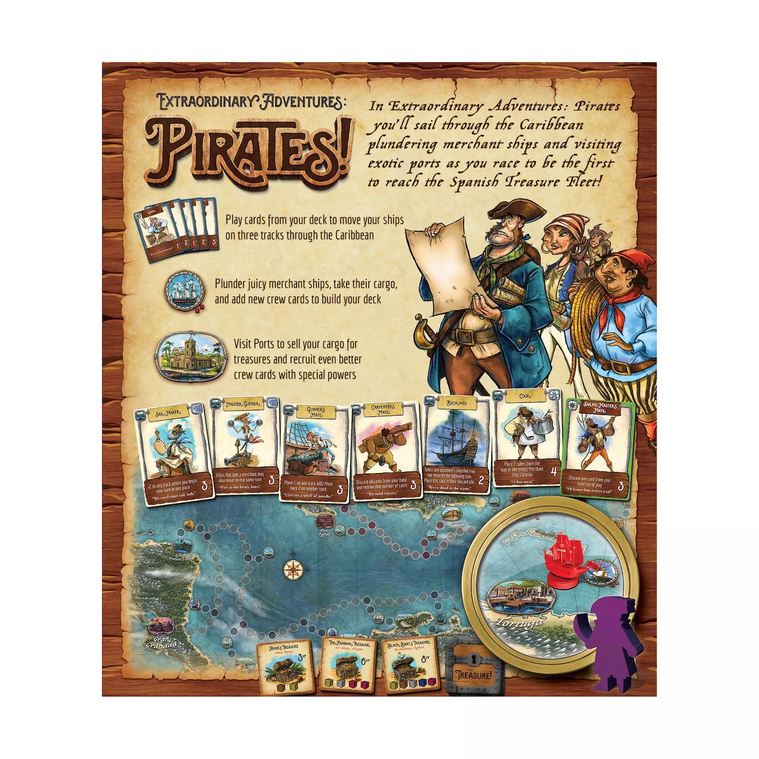цена Запретные игры Необыкновенные приключения: Пираты! Настольная игра Front Porch Games