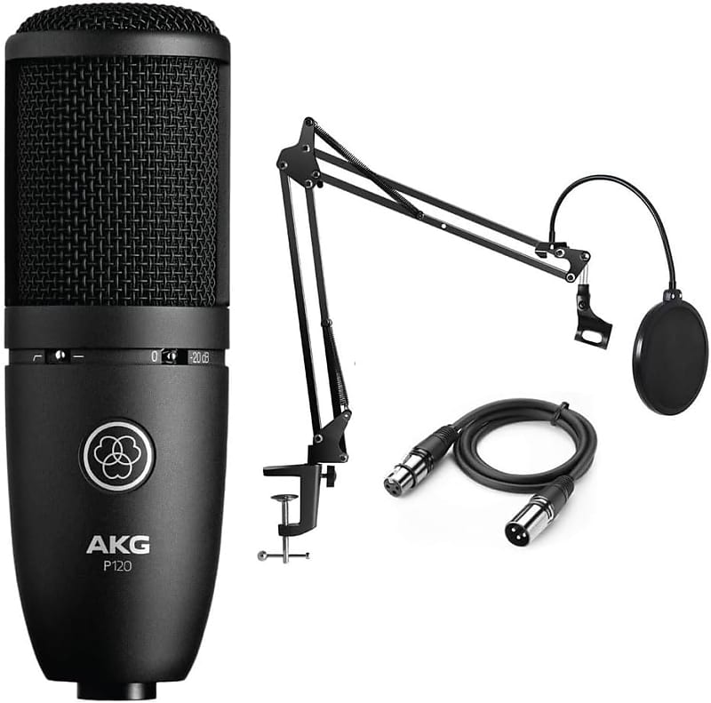 студийный микрофон akg p420 Микрофон AKG P420-DSKSTDPOPCBL