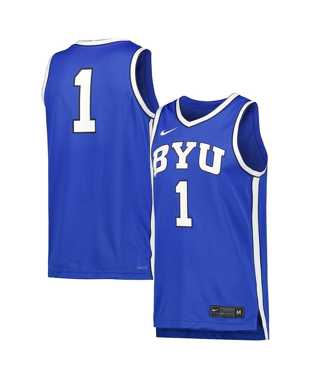 

Мужская баскетбольная майка Royal BYU Cougars реплика Nike