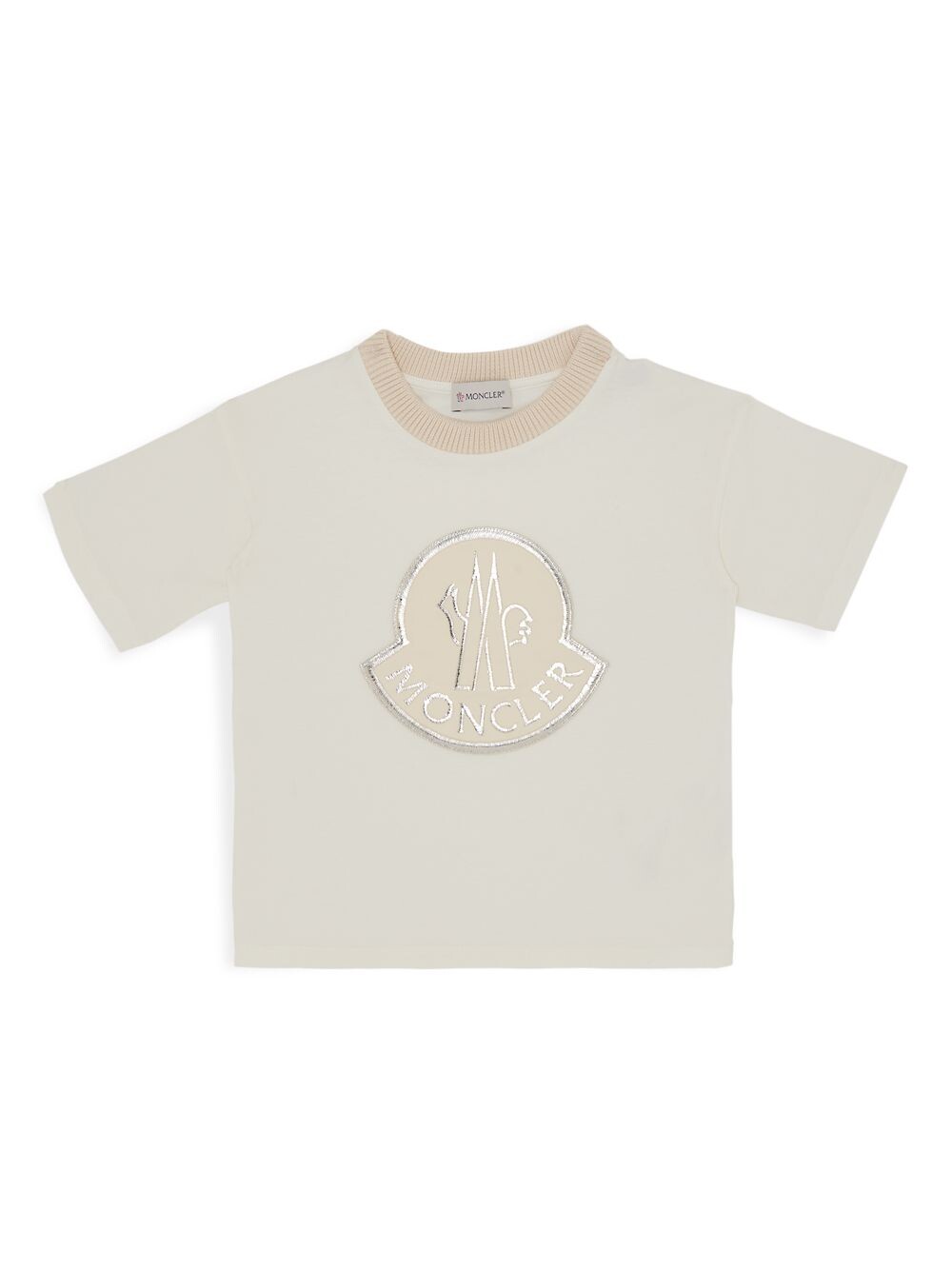 

Футболка с короткими рукавами и логотипом Little Girl's & Girl's Moncler