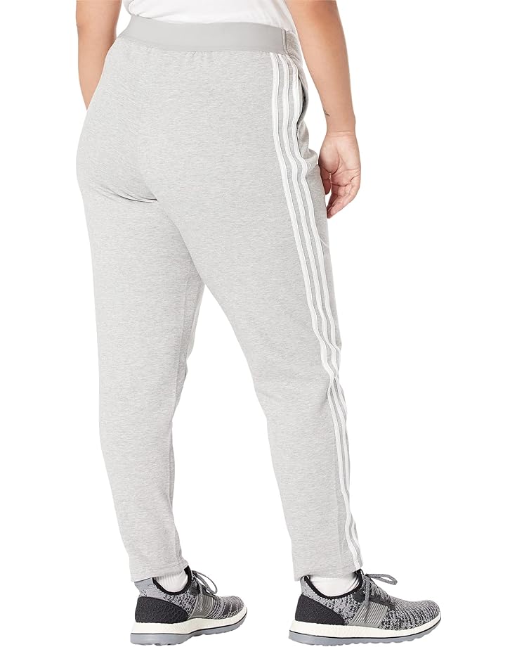 Брюки Adidas Plus Size Future Icon 3-Stripes Skinny Pants, цвет Medium Grey Heather
