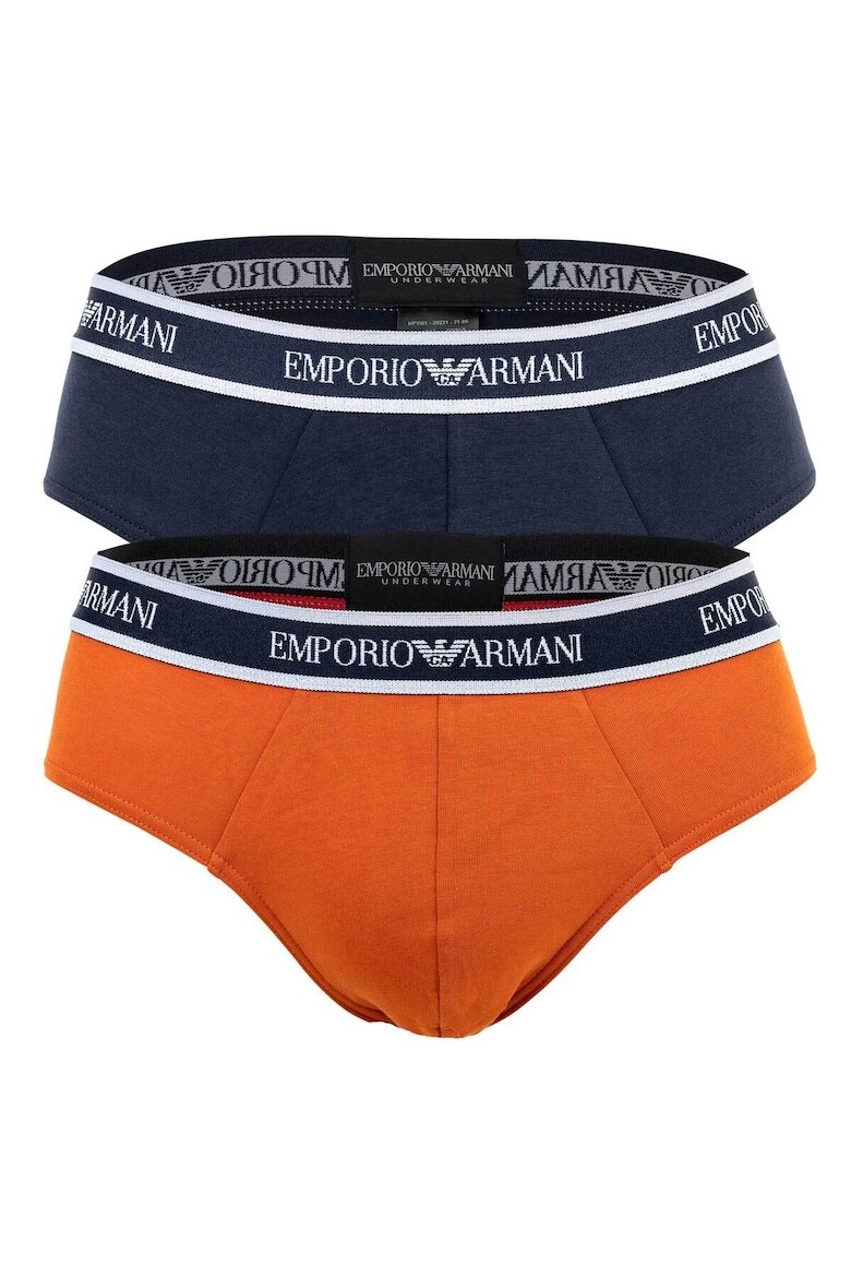 

Трусики с логотипом - 2 пары Emporio Armani, оранжевый