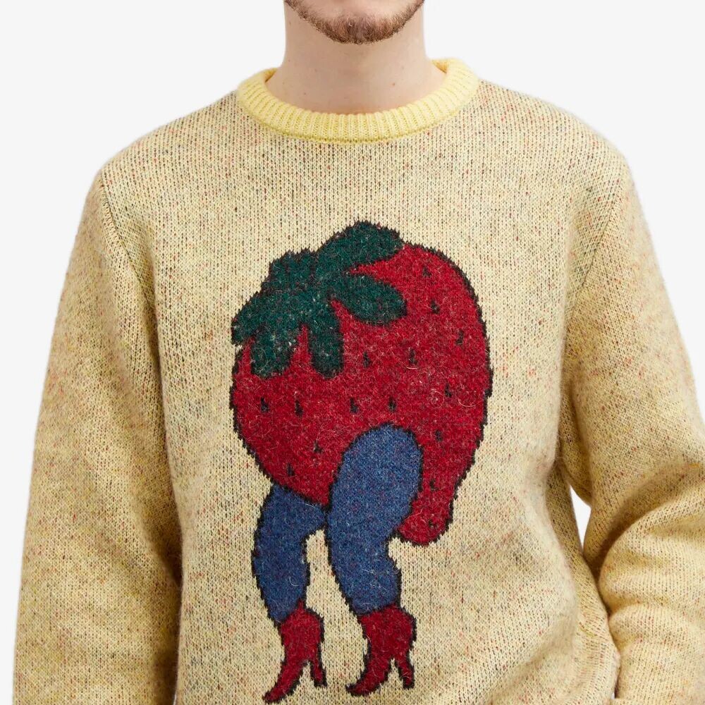 

By Parra Джемпер клубничного цвета Stupid, желтый