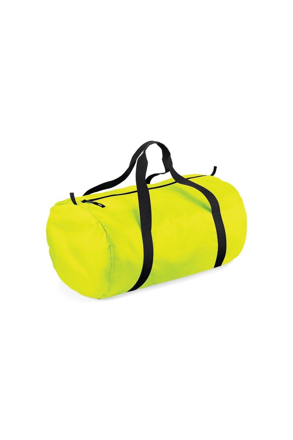 цена Спортивная сумка Barrel Packaway Bagbase, желтый