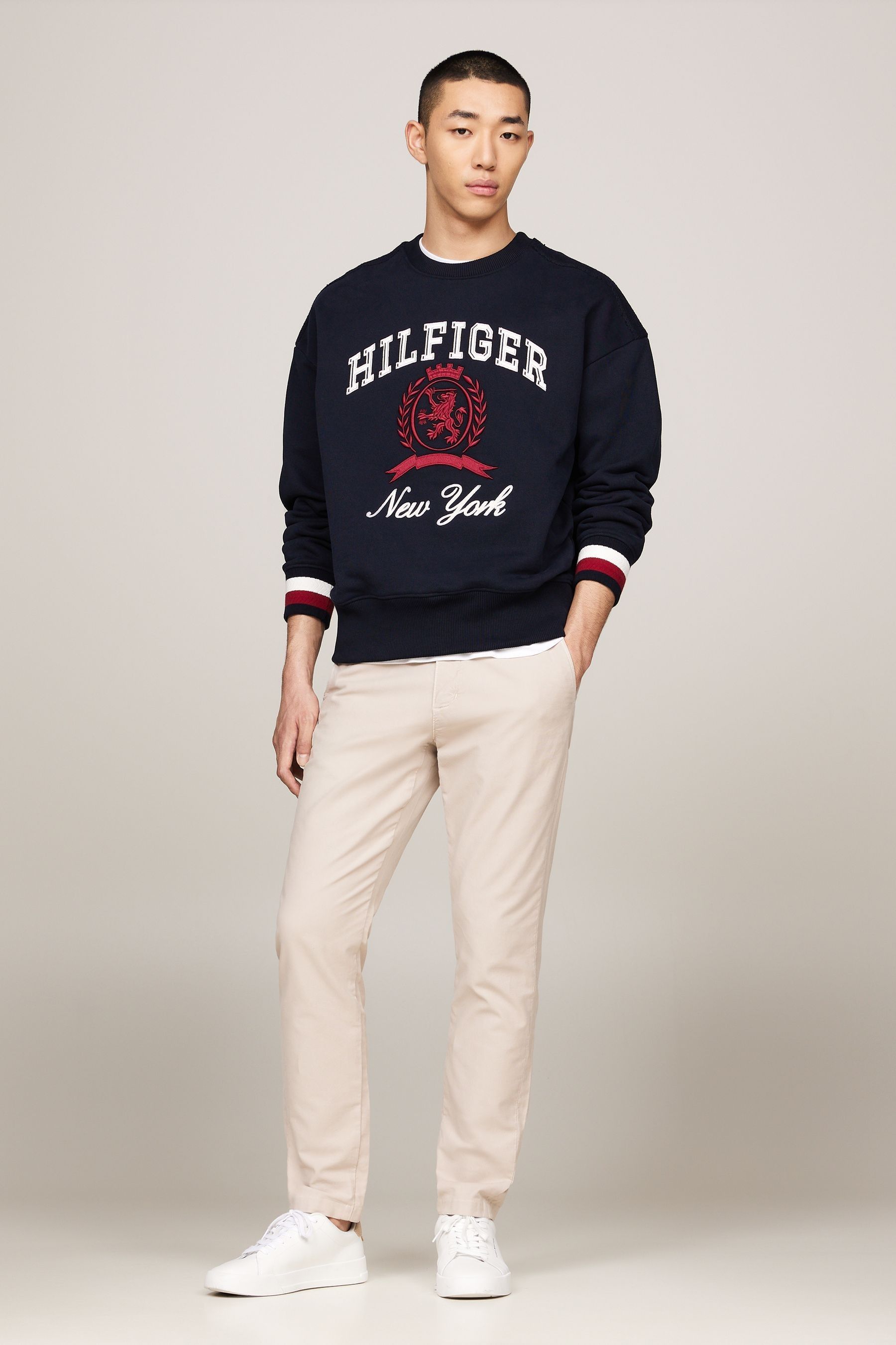 

Брюки чиносы из габардина Harlem Tommy Hilfiger, коричневый