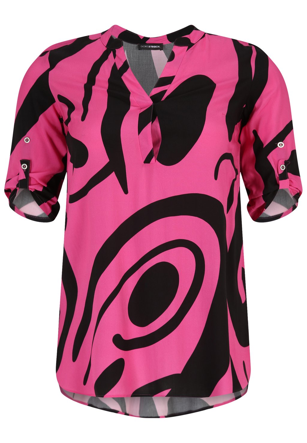 Блузка MIT ALLOVER MUSTER DORIS STREICH, цвет rosa цена и фото