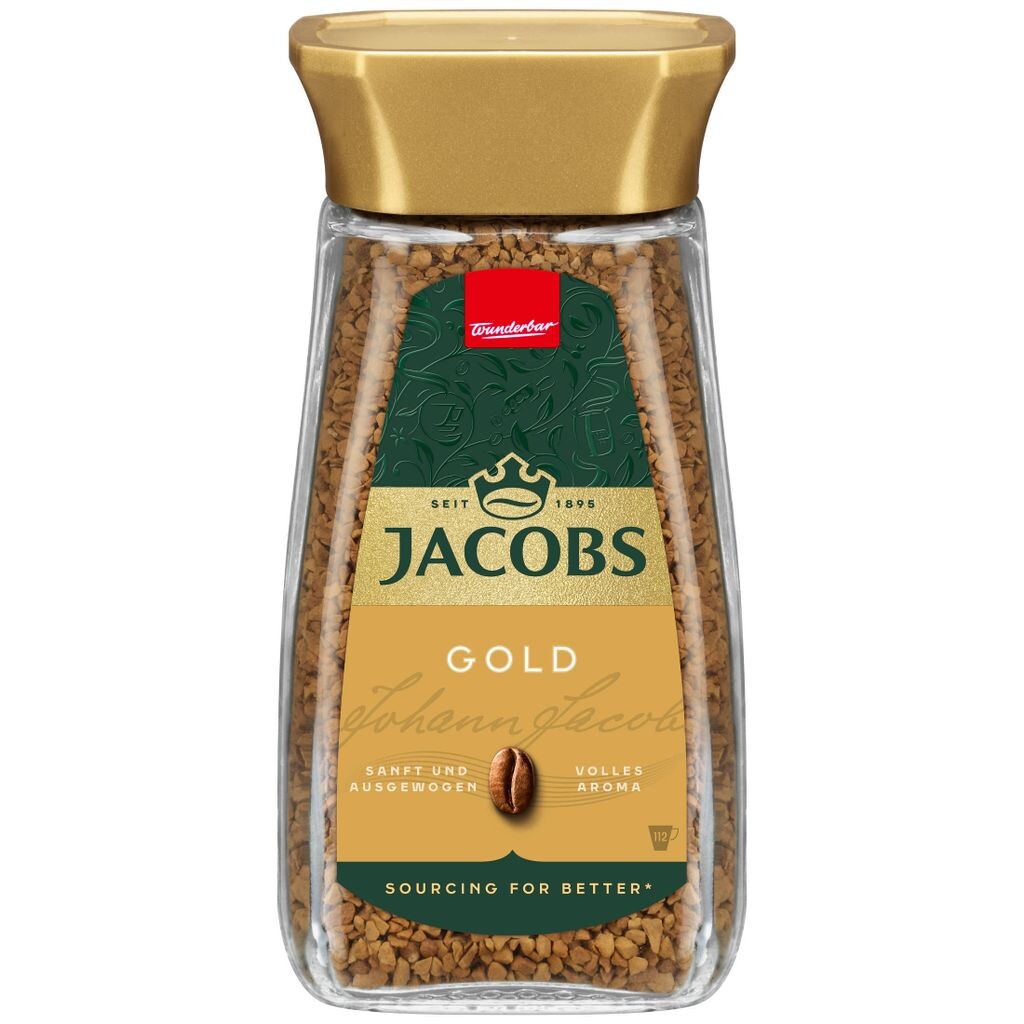

Растворимый кофе JACOBS Gold 6 стаканов - 6 х 200 г растворимого кофе