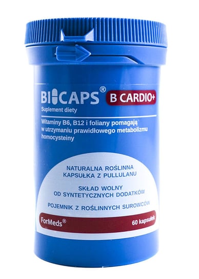 Formeds, Bicaps B Cardio + 60 веганских капсул country life whole food b vitamin cellular cardio 60 веганских капсул