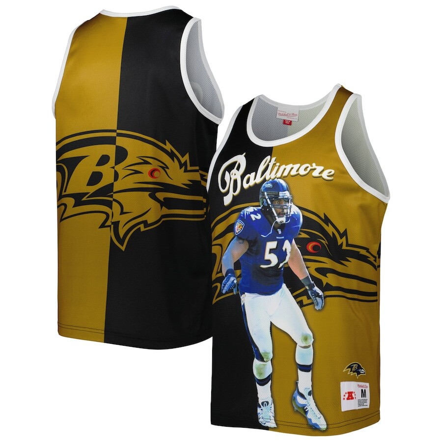 

Майка Mitchell & Ness Baltimore Ravens, черный