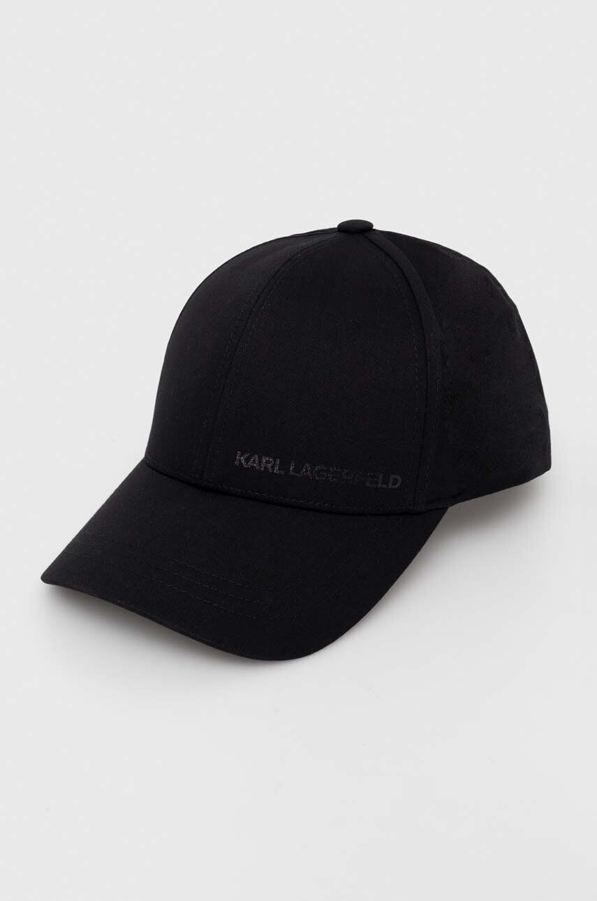 

Бейсбольная кепка Карла Лагерфельда Karl Lagerfeld, черный