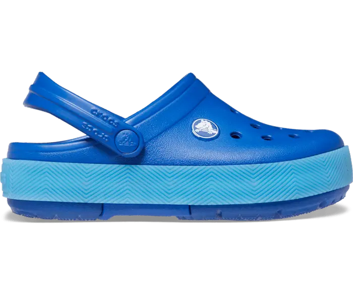 

Сабо с шевронной подсветкой для малышей Crocband Crocs, цвет Blue Bolt / Venetian Blue