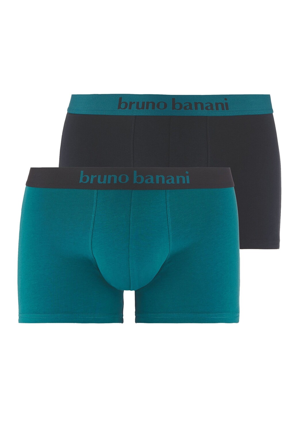 

Трусы Bruno Banani Retro Short/Pant Flowing, цвет Petrolgrün/Schwarz