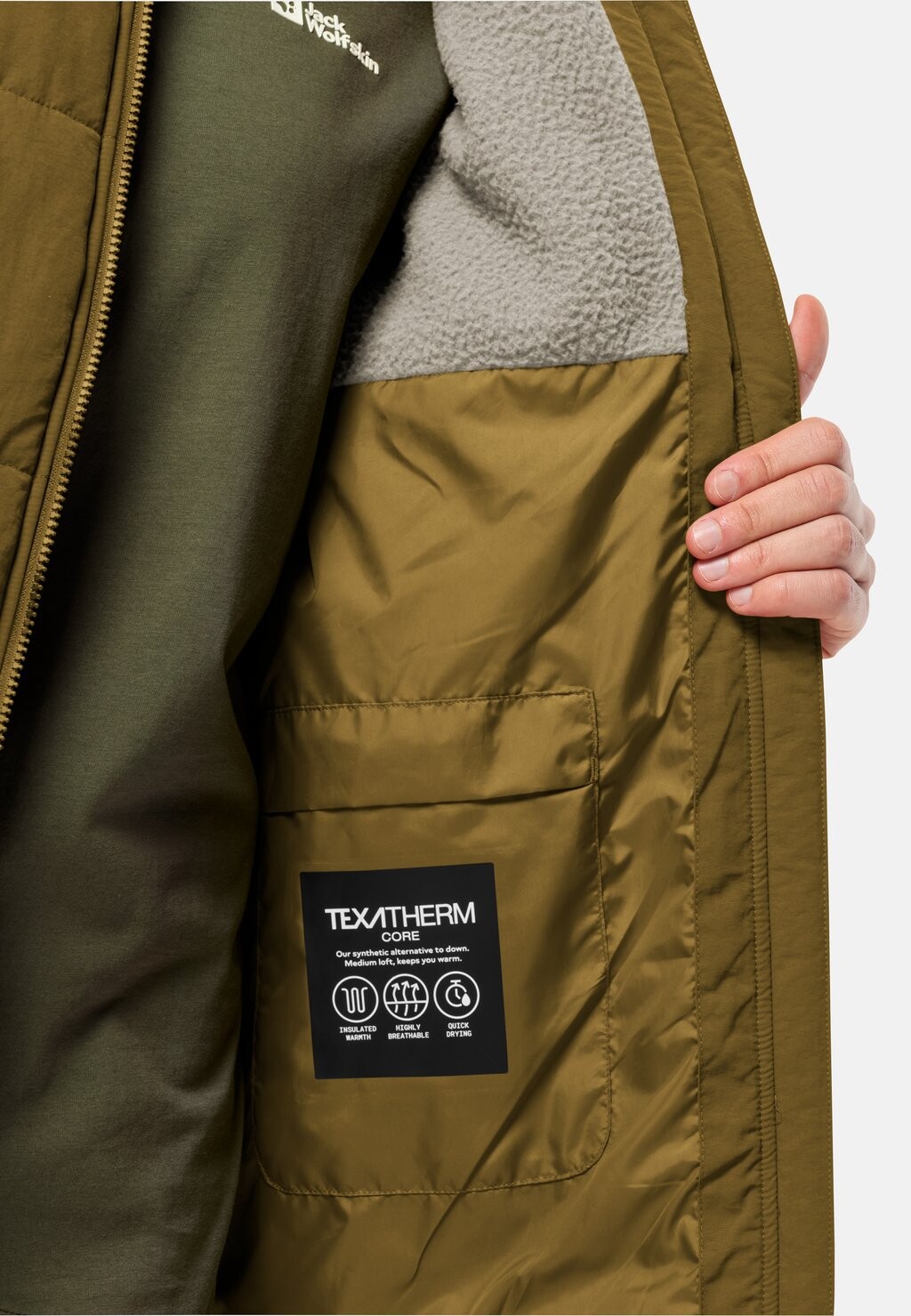 

Зимняя куртка FROST Jack Wolfskin, зеленый