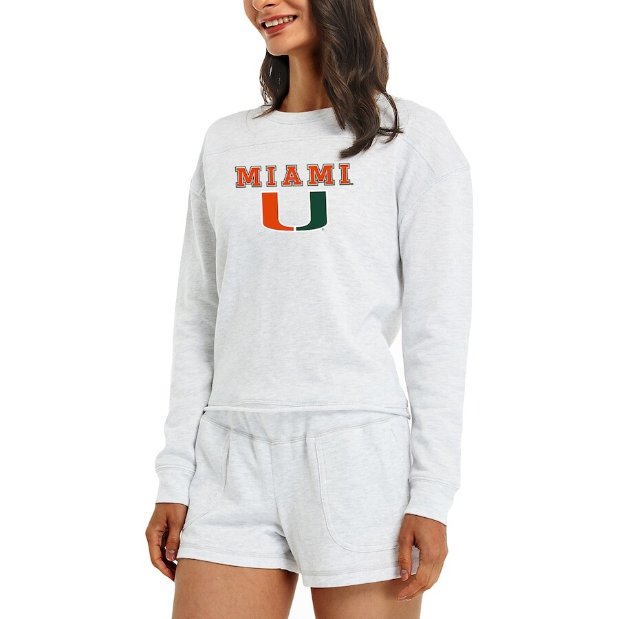 

Пижамный комплект Concepts Sport Miami Hurricanes, кремовый