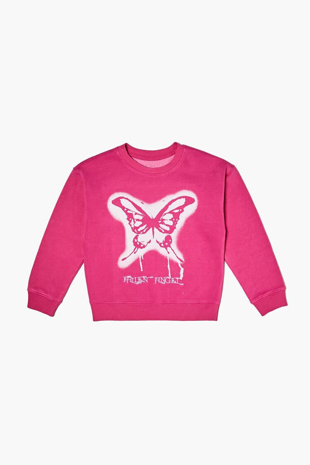 

Пуловер с рисунком Fallen Angel для девочек Forever 21, розовый