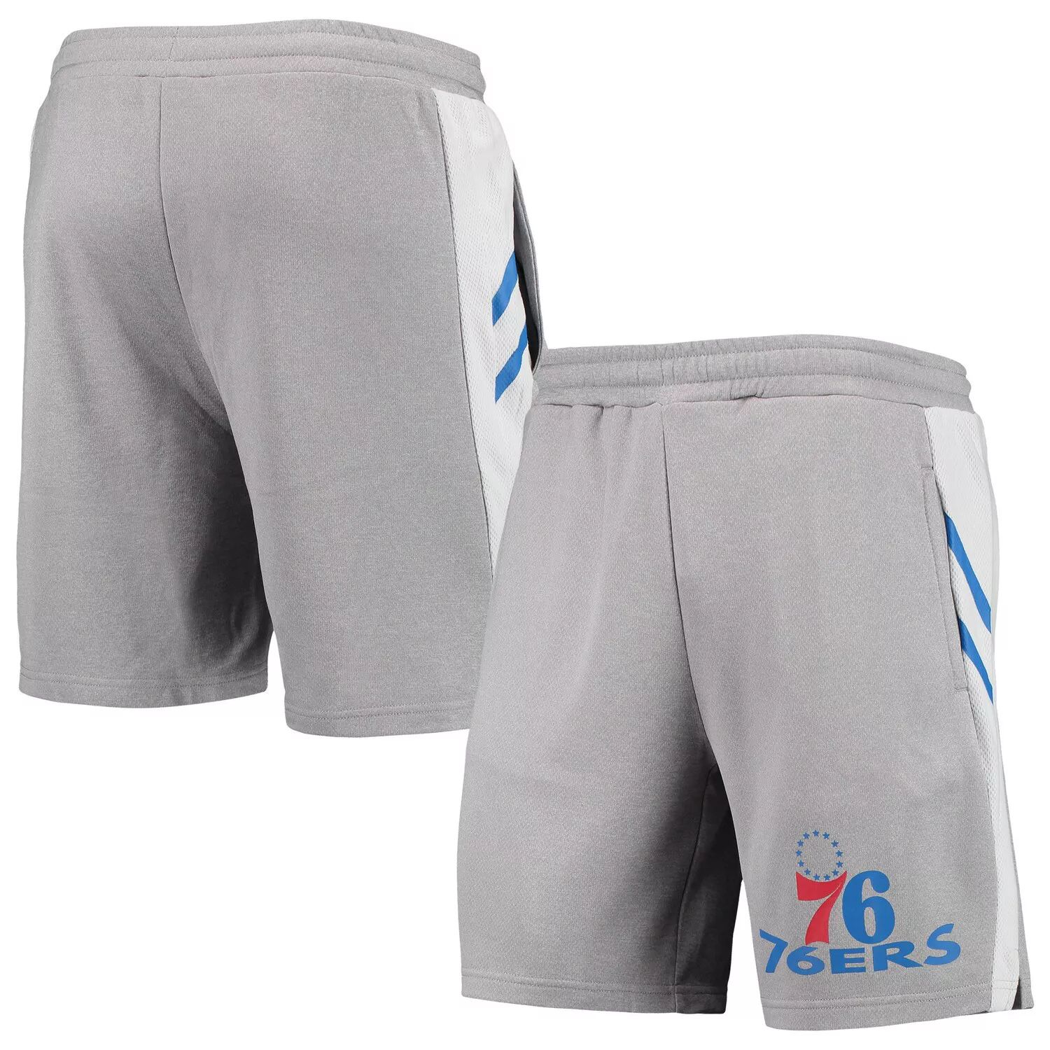 Мужские шорты Concepts Sport Grey Philadelphia 76ers Stature