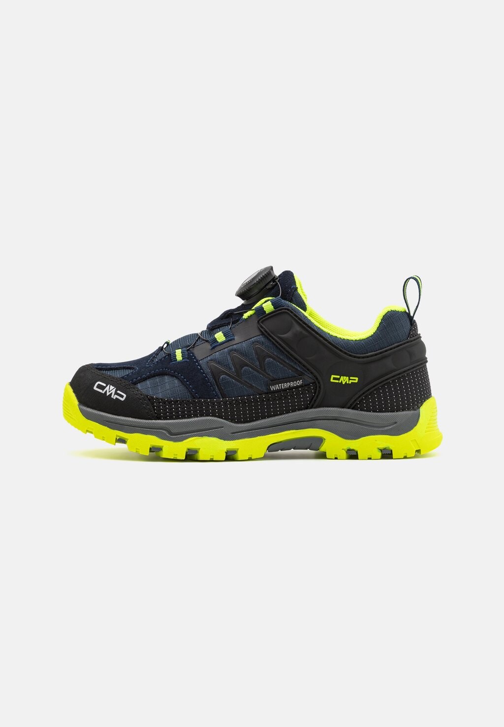 

Кроссовки KIDS KIRUNA FIGTO TREKKING SHOES WP UNISEX CMP, цвет blue/yellow fluo