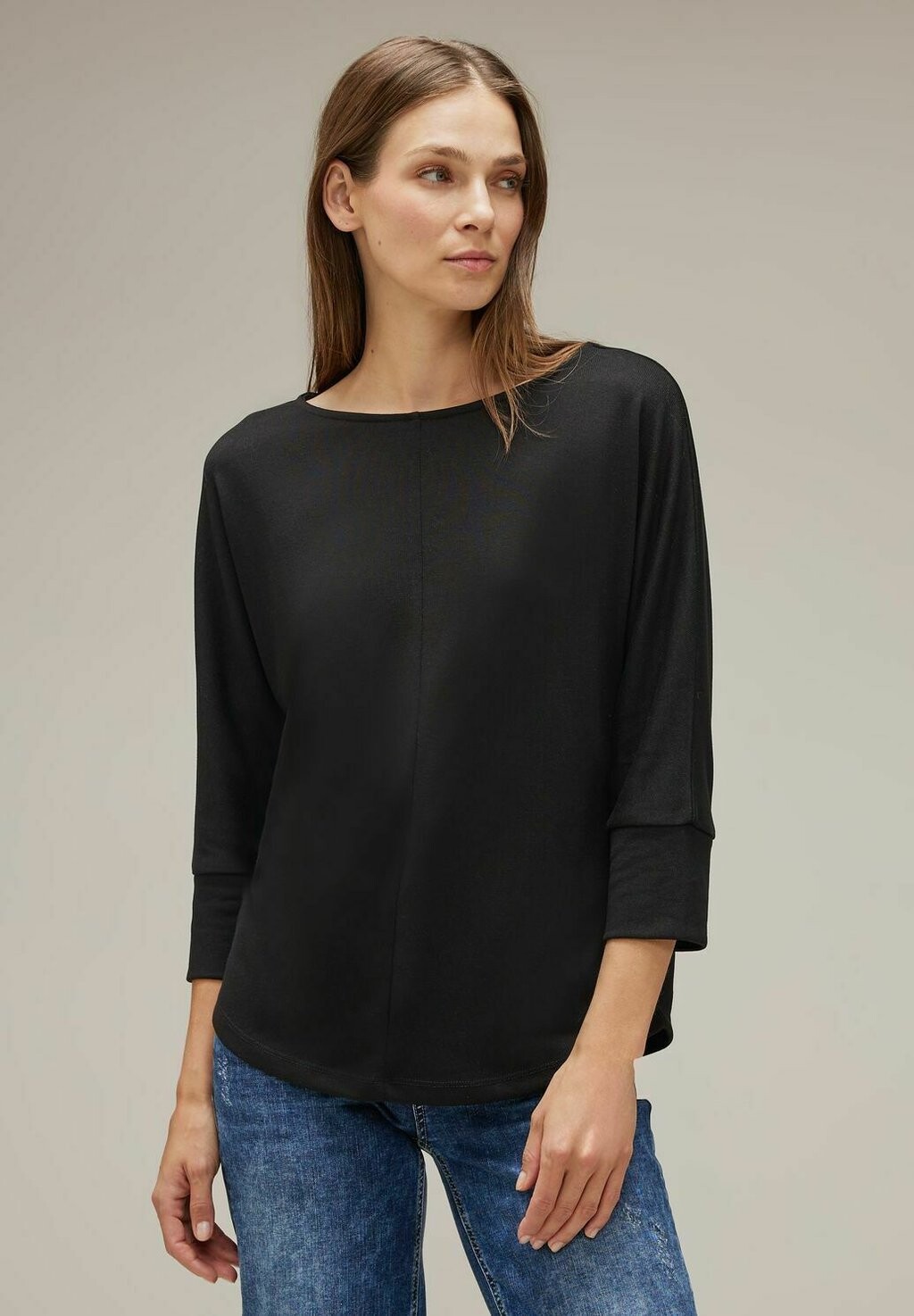 

Вязаный свитер LONG SLEEVED Street One, цвет schwarz