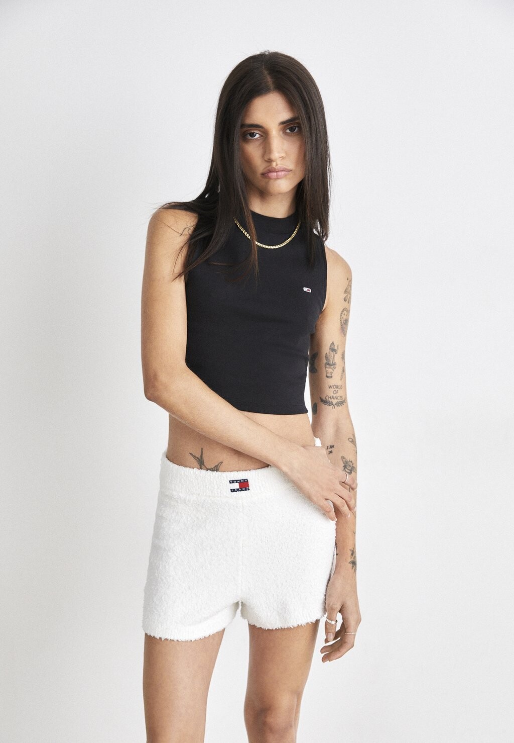 

Топ MOCKNECK TANK Tommy Jeans, черный