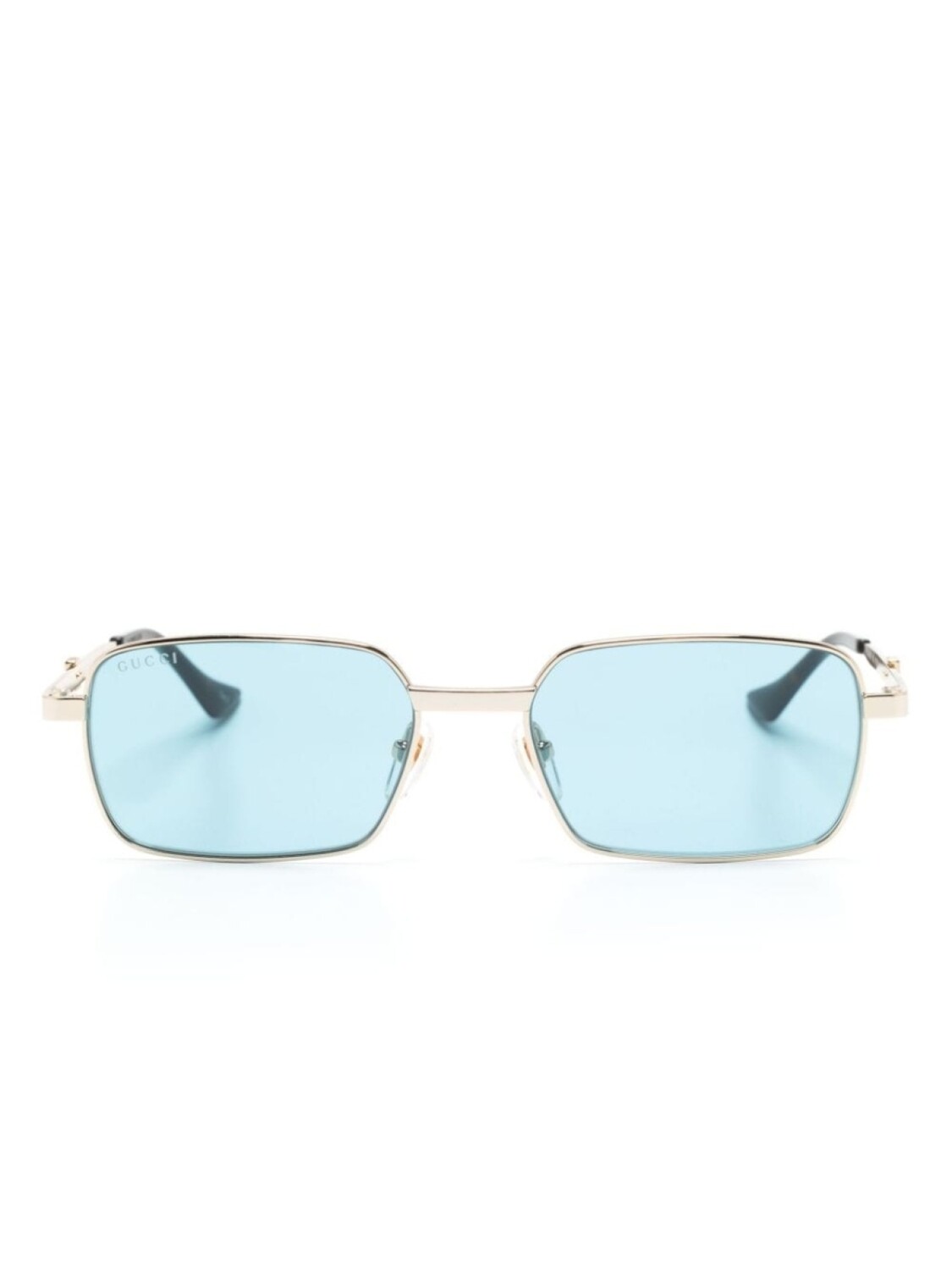 

Солнцезащитные очки в прямоугольной оправе Gucci Eyewear, золотистый